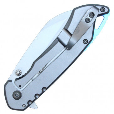 Wartech Perforated Handle - Blue Accents Pocket Knife