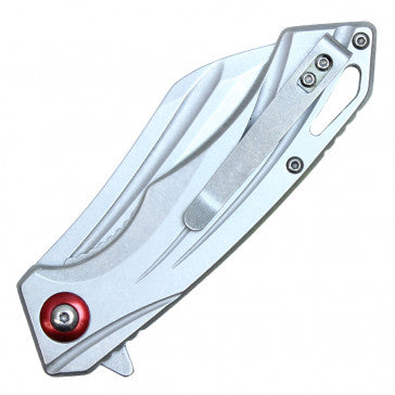 Wartech Silver Handle - Red Detailing