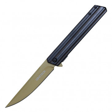 Wartech SlimLine - Black Handle with Gold Blade