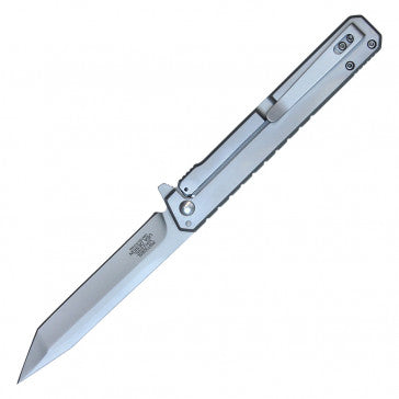 Wartech Slim Line Silver Handle Pocket Knife