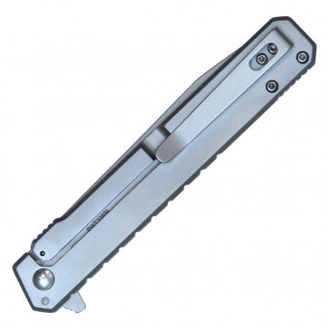 Wartech Slim Line Silver Handle Pocket Knife