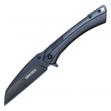 Wartech Black Blade on Black Handle Pocket Knife