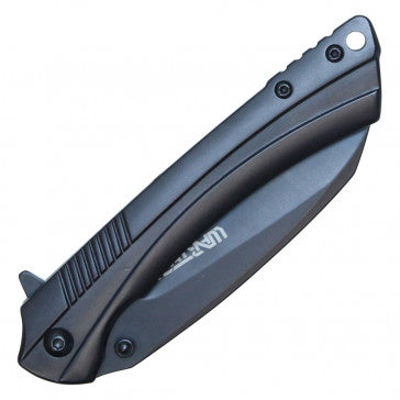 Wartech Black Blade on Black Handle Pocket Knife