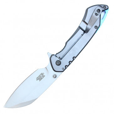 Wartech Perforated Handle - Blue Accents Pocket Knife