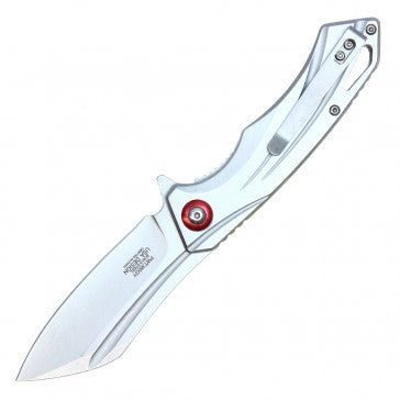 Wartech Silver Handle - Red Detailing