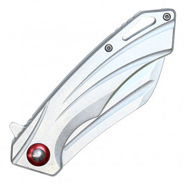 Wartech Silver Handle - Red Detailing