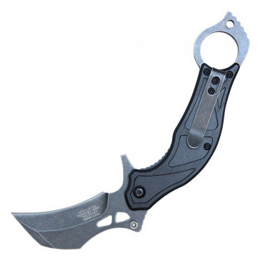 Wartech Karambit Orange Handle Pocket Knife