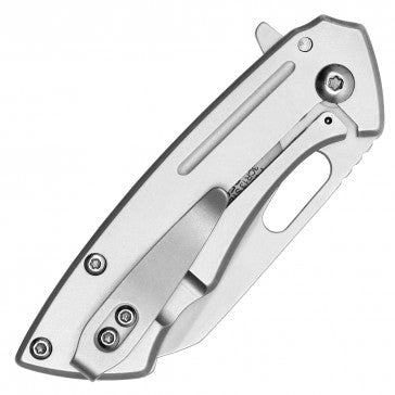 Wartech Shortie Silver on Silver Pocket Knife