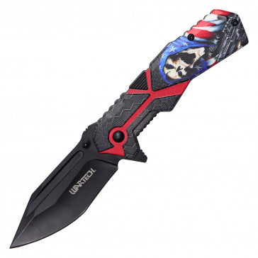 Wartech Red Reaper Blade Pocket Knife